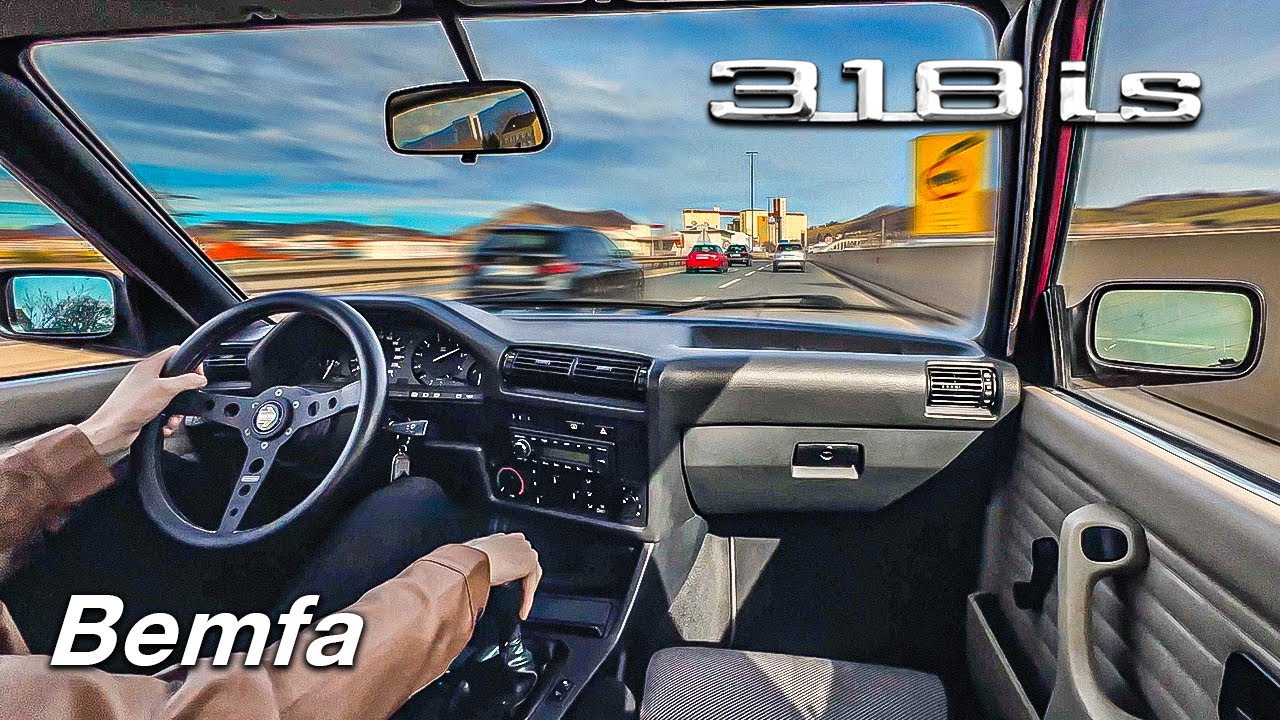 BMW E30 318is - M42B18 | Spirited POV Drive | Intake + Exhaust Sound | 4K