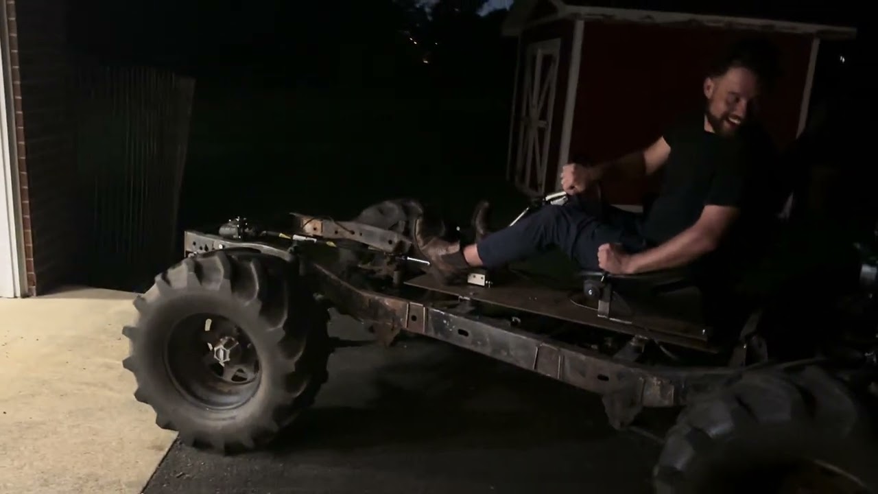 Scene 8: Inaugural moment for the Creek Crawler!