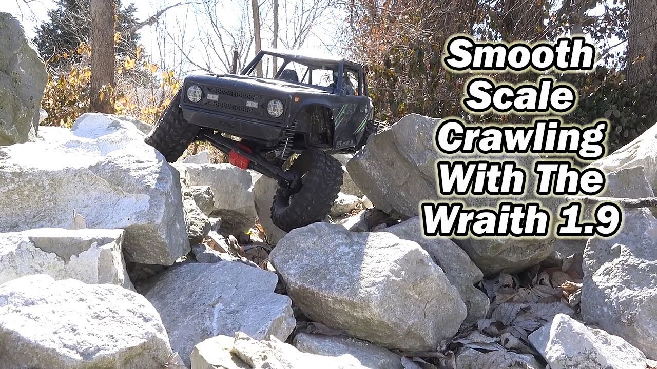 Magnum Motor Equipped Axial Wraith 1.9 Goes For A Trail Ride - Holmes Hobbies
