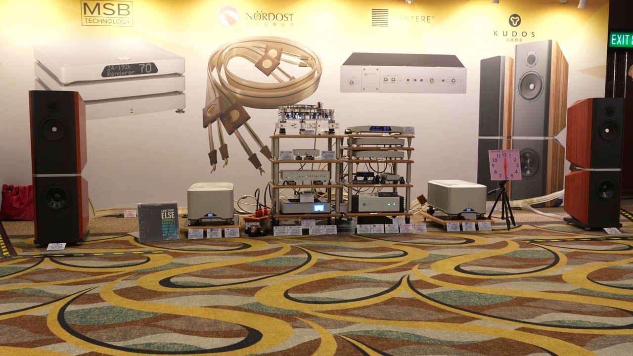 HK AV Show 2024 - Kudos Titan 808 / MSB Cascade DAC, M500 Mono