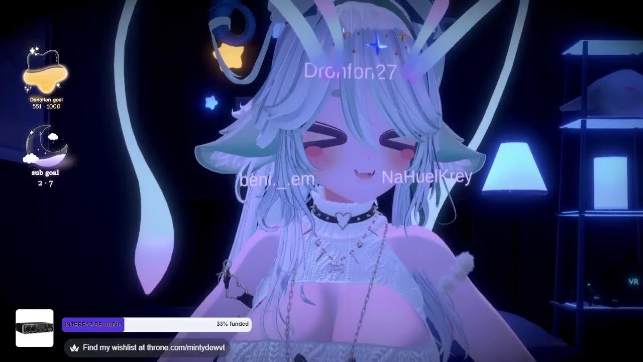 ✨[ASMR LIVE] ✨Cuidado!! estos Besitos Cósmicos te harán dormir…💋👽🛸 ES/EN✨
