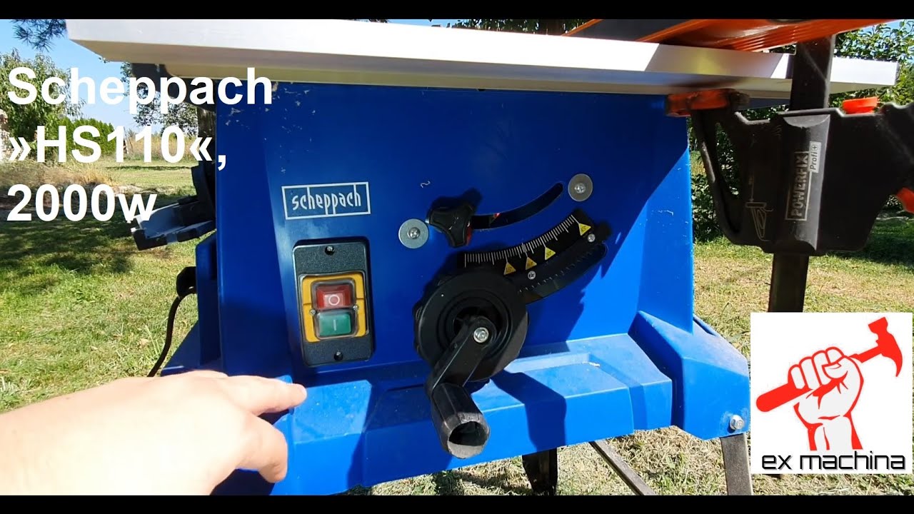 Scheppach stolna pila »HS110«, 2000w - Lidl  - test.
