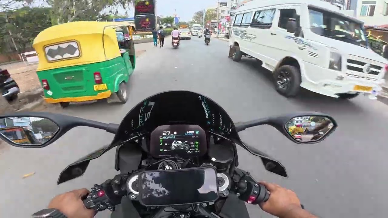 27Jan2026 - BMW S1K Bangalore Biker - Daily Ride - CCD Harlur To Home