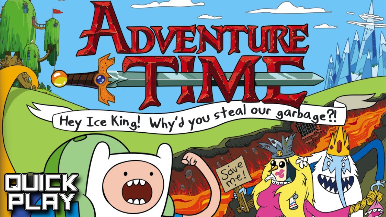 Quick Play - Adventure Time: Hey Ice King! Why'd You Steal Our Garbage?! Demo (3DS)