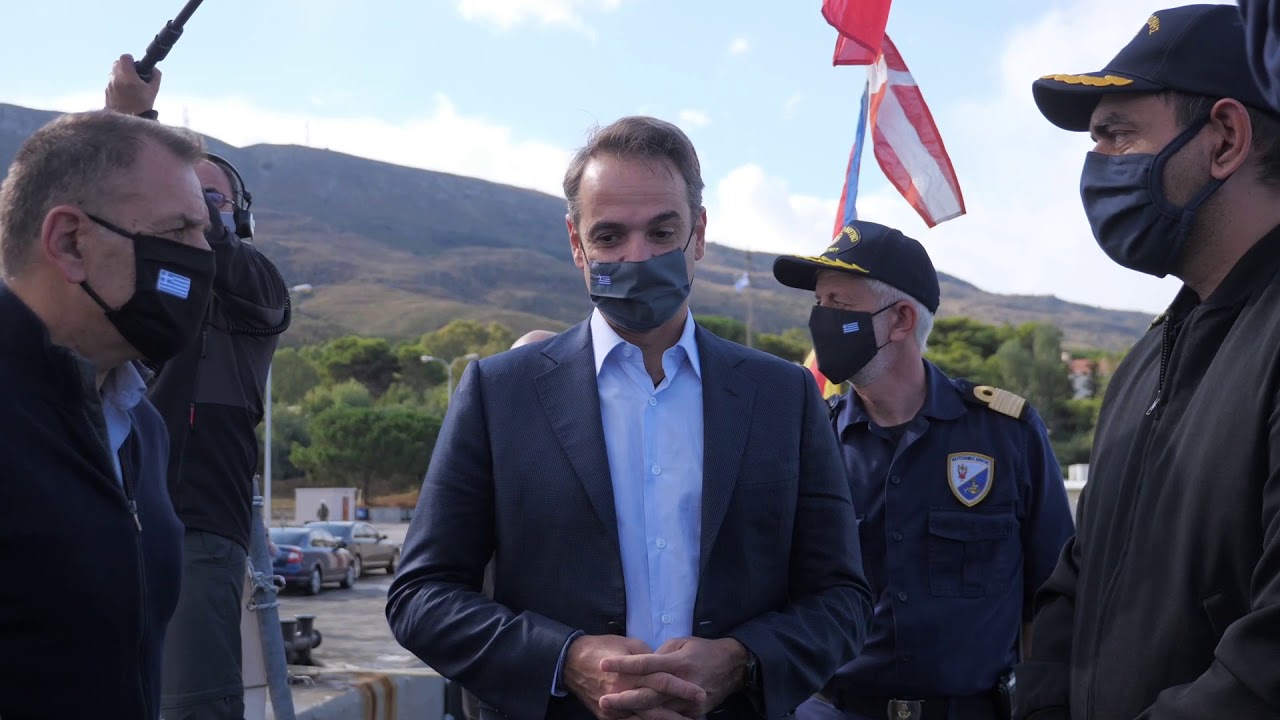 Επίσκεψη Μητσοτάκη στο υποβρύχιο Κατσώνης