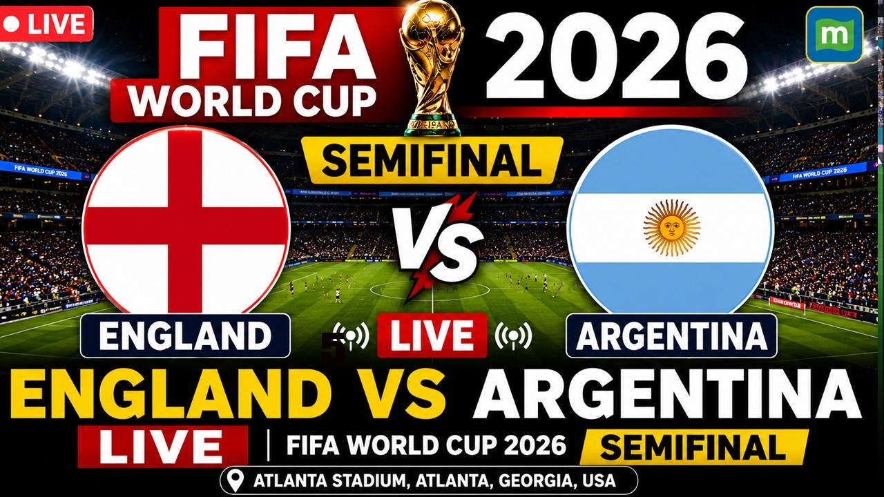 🔴ENGLAND vs ARGENTINA LIVE: FIFA World Cup 2026 Semi-Final ENG Vs ARG Live | Kane vs Messi | N18G