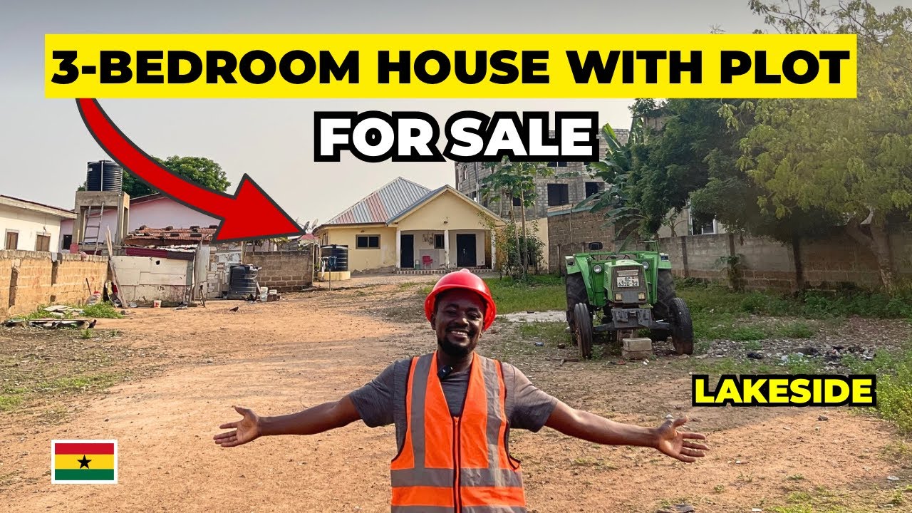 3-bedroom house with One-and-half plot of land for sale at Lakeside Estate || Ghc1.6m