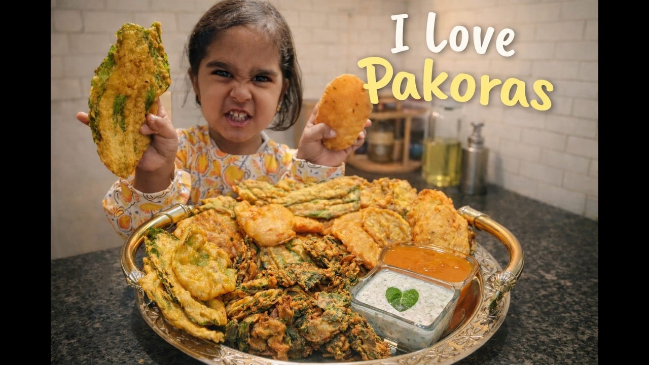The Ultimate Crispy Pakora Platter # Street Style Crispy Pakora Platter