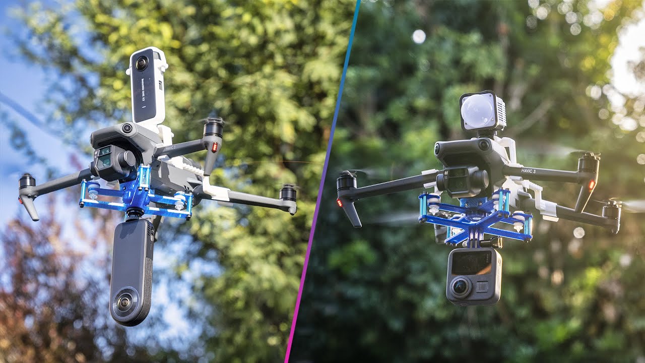 Next BEST 360 Drone? DJI Mavic 3 Payload Test for VR Camera or Light