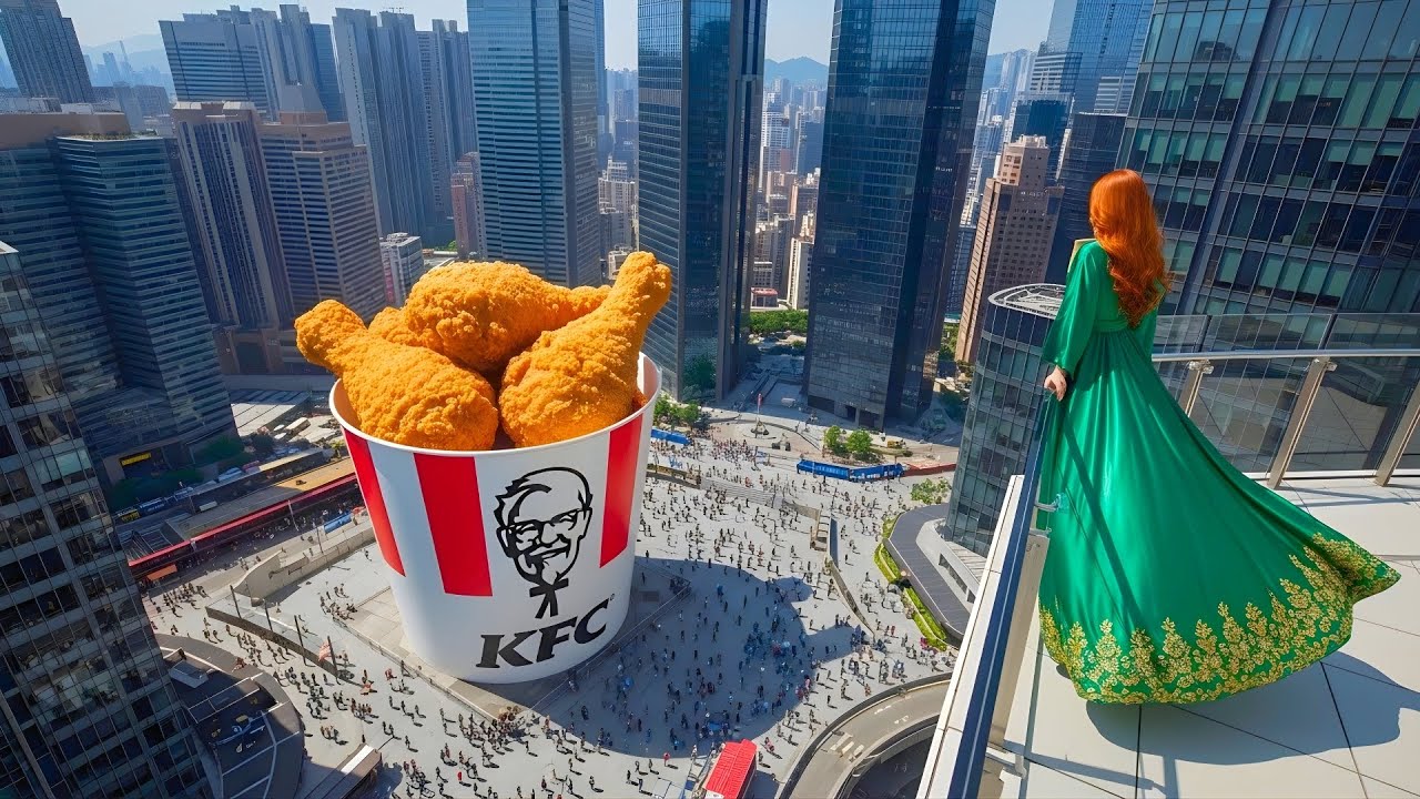 Which Impossible KFC Dream Pool Would You Choose? | Oddly Satisfying AI ASMR Sleep 4K