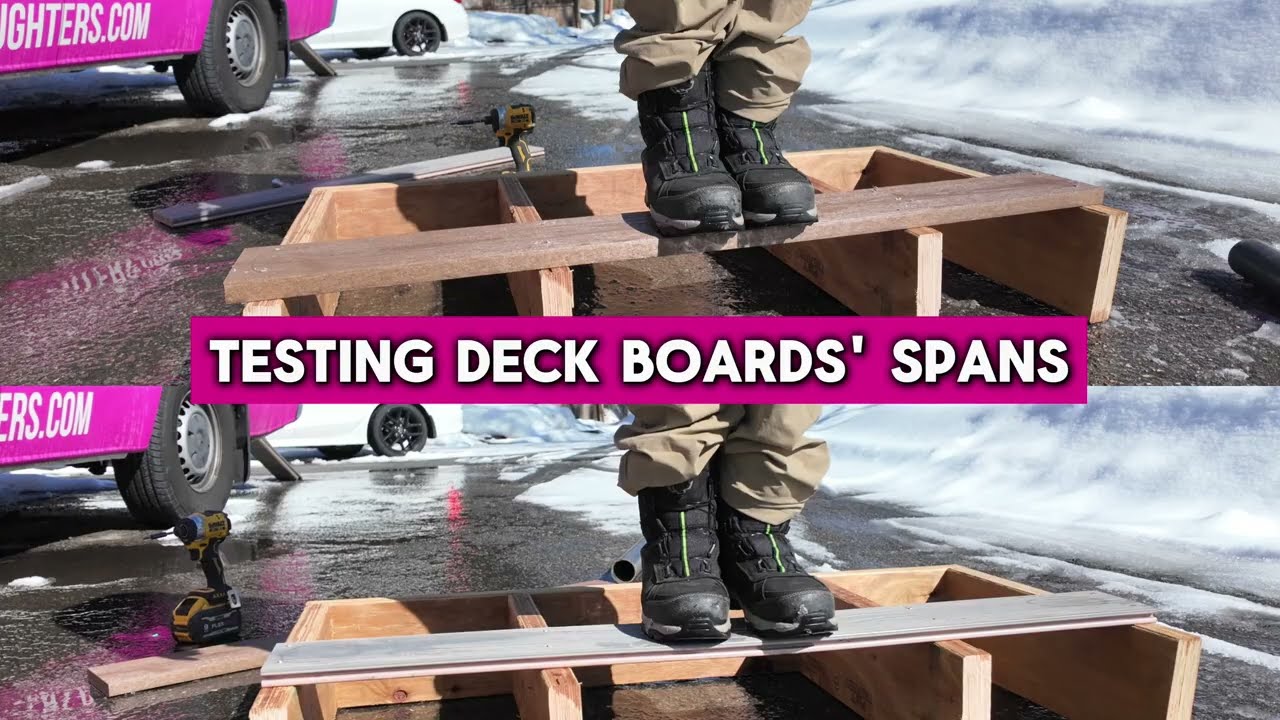 Deck Span Test: Can These Boards Actually Break?