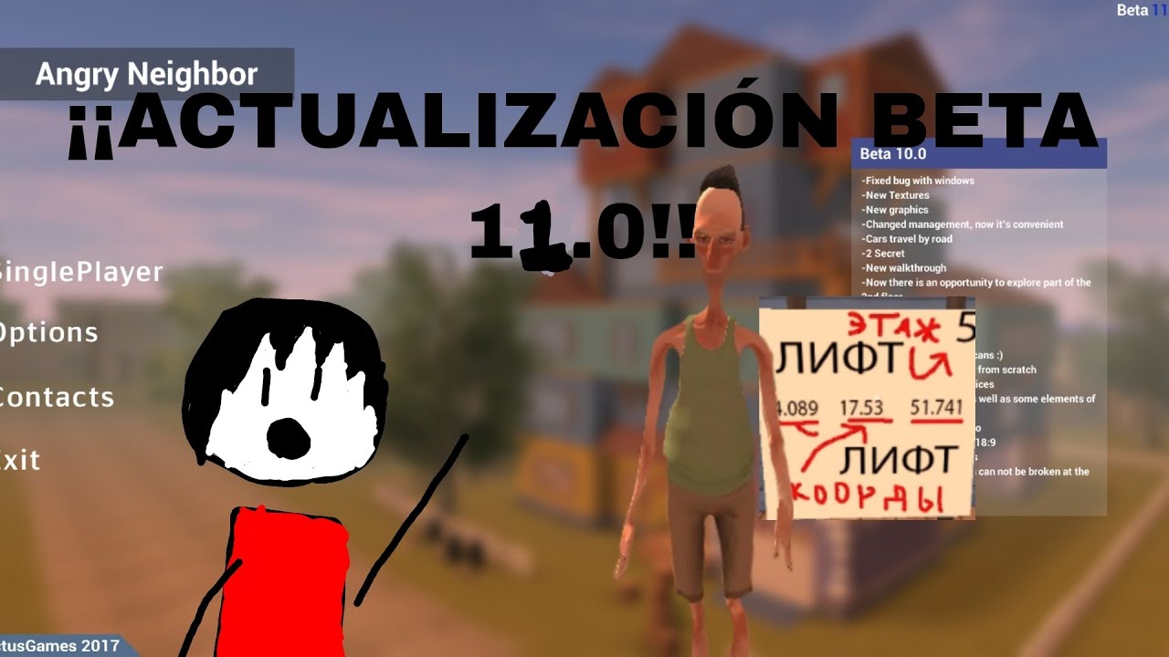 ¡¡Angry Neighbor Versión Beta 11.0/10.0!!