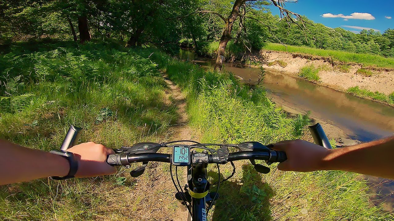 Ścieżka nad Bierawką. Najdłuższy single track na Śląsku