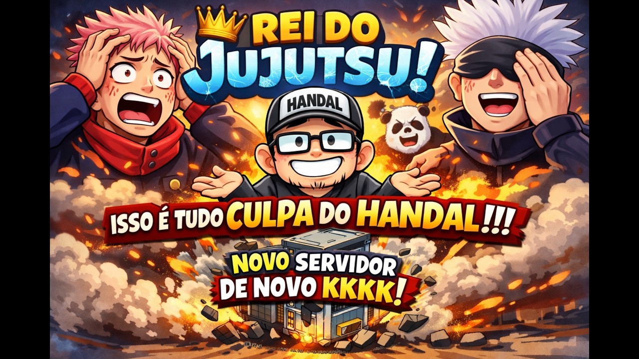 Rei do Jujutsu - Novo Servidor... Isso é culpa do HANDALLL