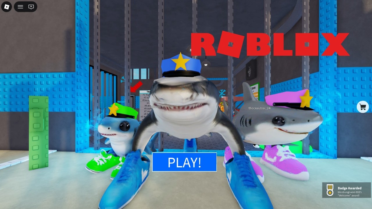 Roblox Gameplay 🧙‍♀️TRALALERO BRAINROTS FAMILY Prison Run (OBBY) #gamres #gameplay #roblox