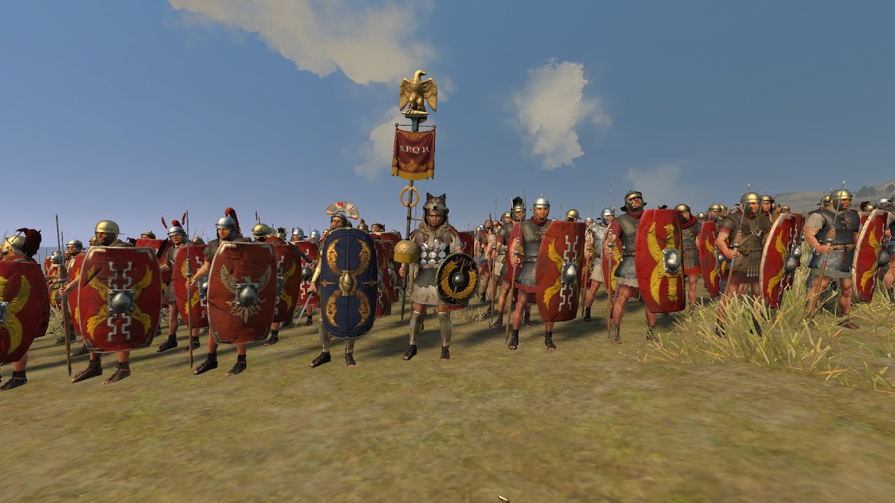 Caesar's Legion vs 15000 Gauls. Cinematic battle. Total War ROME 2 .