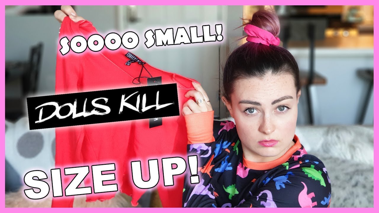 I Tried Online Shopping at Dolls Kill Without Help... or Sight! *try on haul*