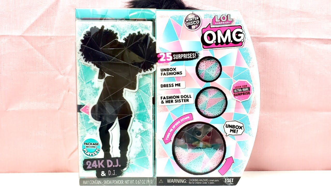 24K DJ LOL Surprise OMG Winter Disco With Ultra Rare Surprise