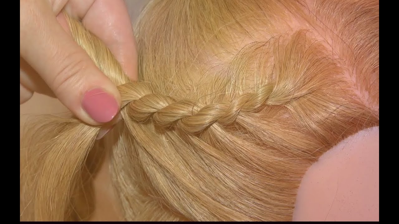 Шкатулка - Как заплести жгуты / How to braid strands of hair