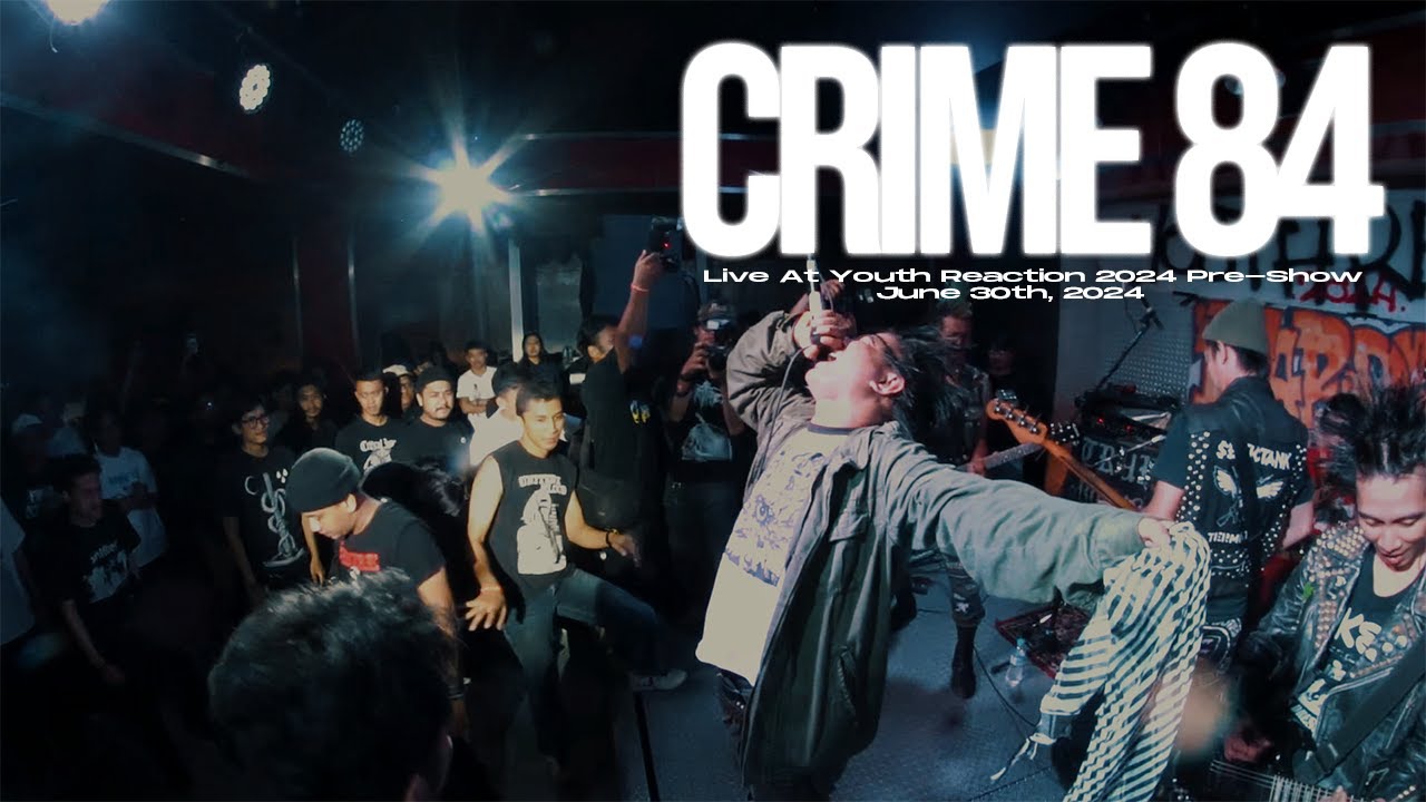 Crime 84 - Live At Youth Reaction Pre-Show 2024 June 30th, 2024.