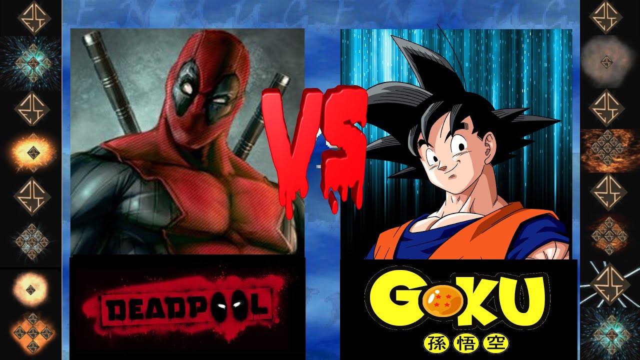 Deadpool ( Marvel Comics ) vs Goku (Dragon Ball Z ) - Ultimate Mugen Fight 2015