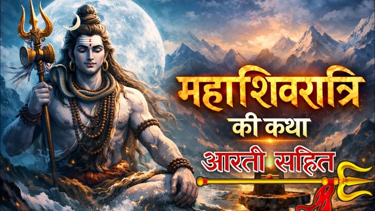 महाशिवरात्रि की सम्पूर्ण कथा & आरती 2026 | Shivratri Special Bhajan | हर हर महादेव | Shiv ji bhajan 