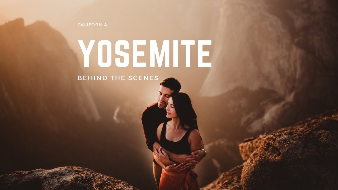 Sunset Yosemite Engagement Photoshoot | Behind the Scenes