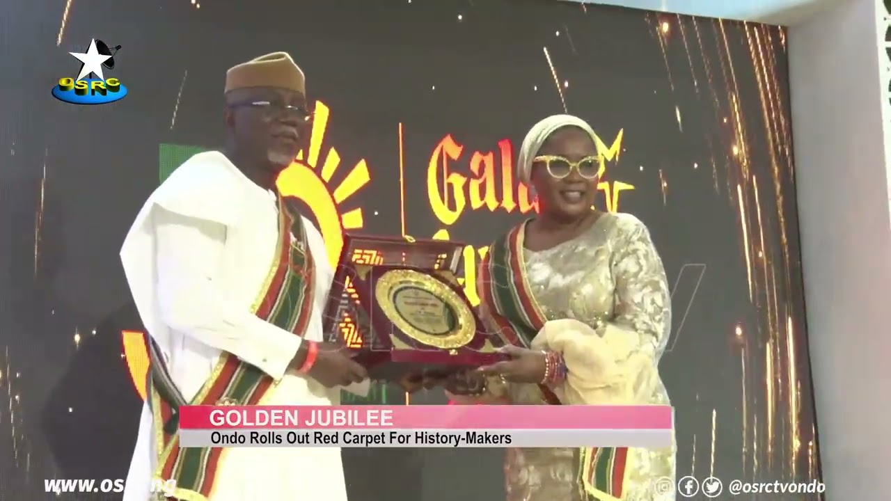 ONDO @50: STATE HONOURS TINUBU, PAST LEADERS, ICONS AT GOLDEN JUBILEE GALA
