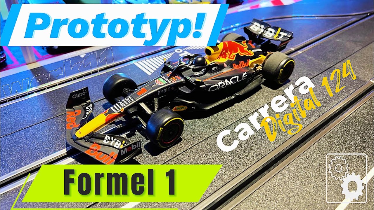 !carbuilding! Slotcarfactory Prototyp Formel 1 Carrera Digital 1:24 Slotcar Max Verstappen No. 1