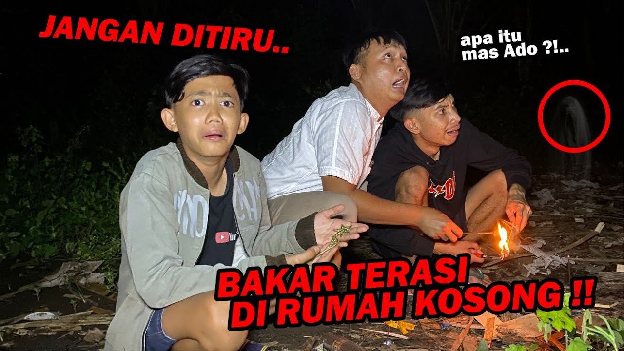 Vlog ternekat !! bakar terasi & nyetel lingsir wengi DI RUMAH KOSONG