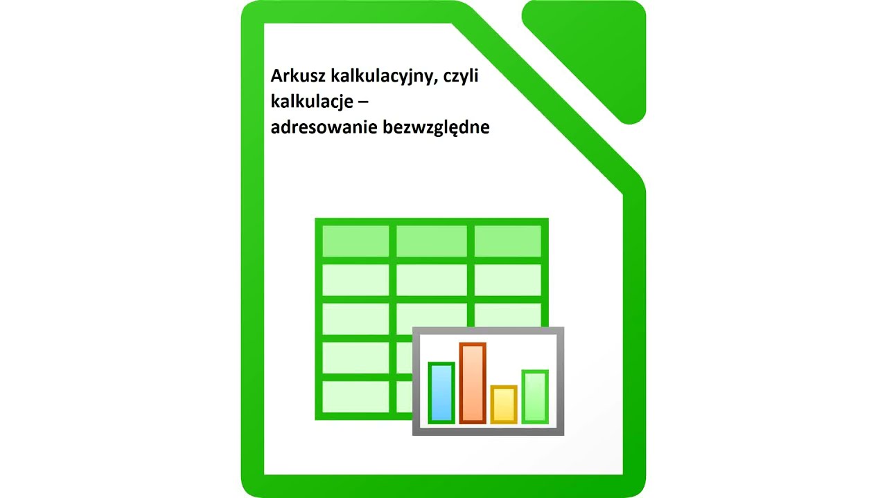 Arkusz kalkulacyjny, czyli kalkulacje – adresowanie bezwzględne