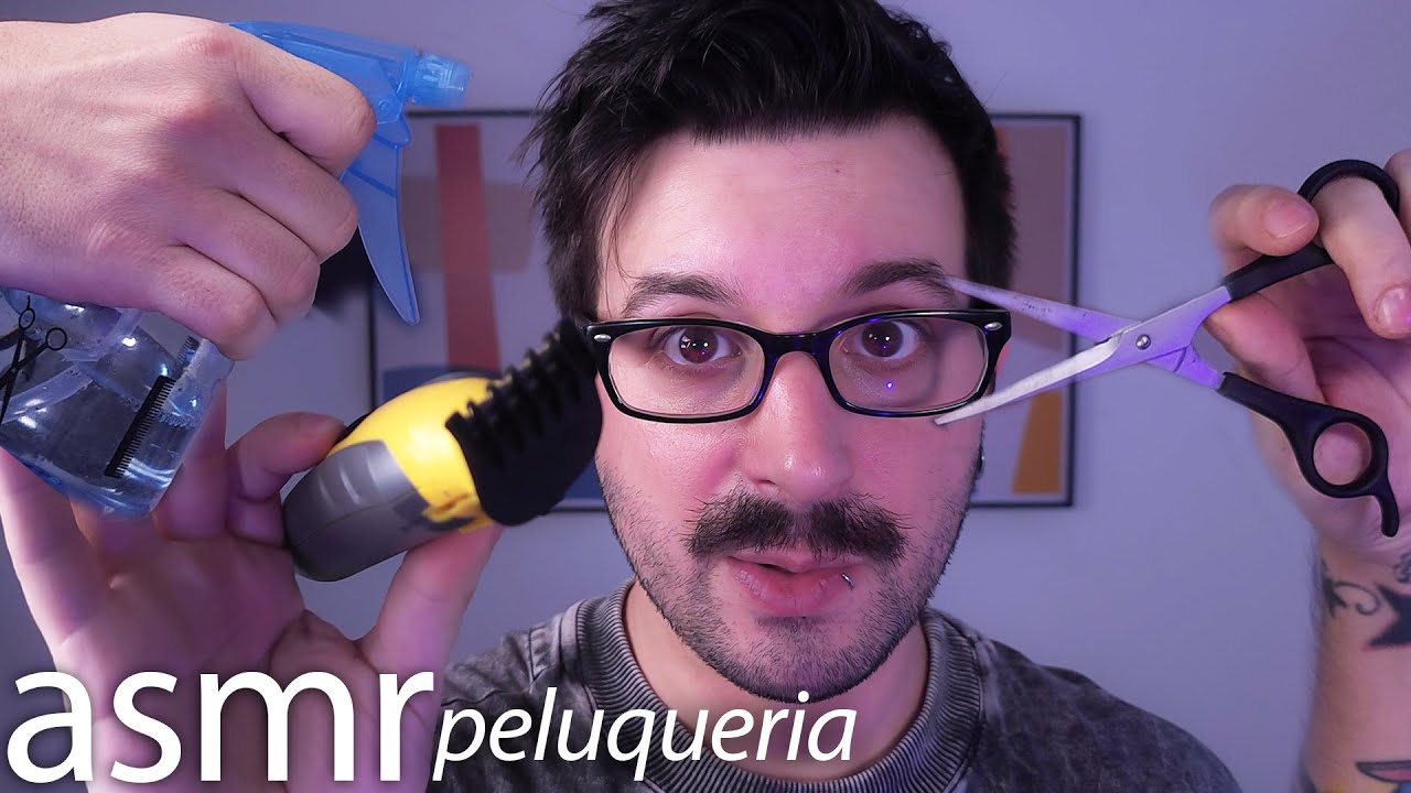 asmr - CORTE DE PELO Roleplay Español BARBERÍA y PELUQUERÍA​
