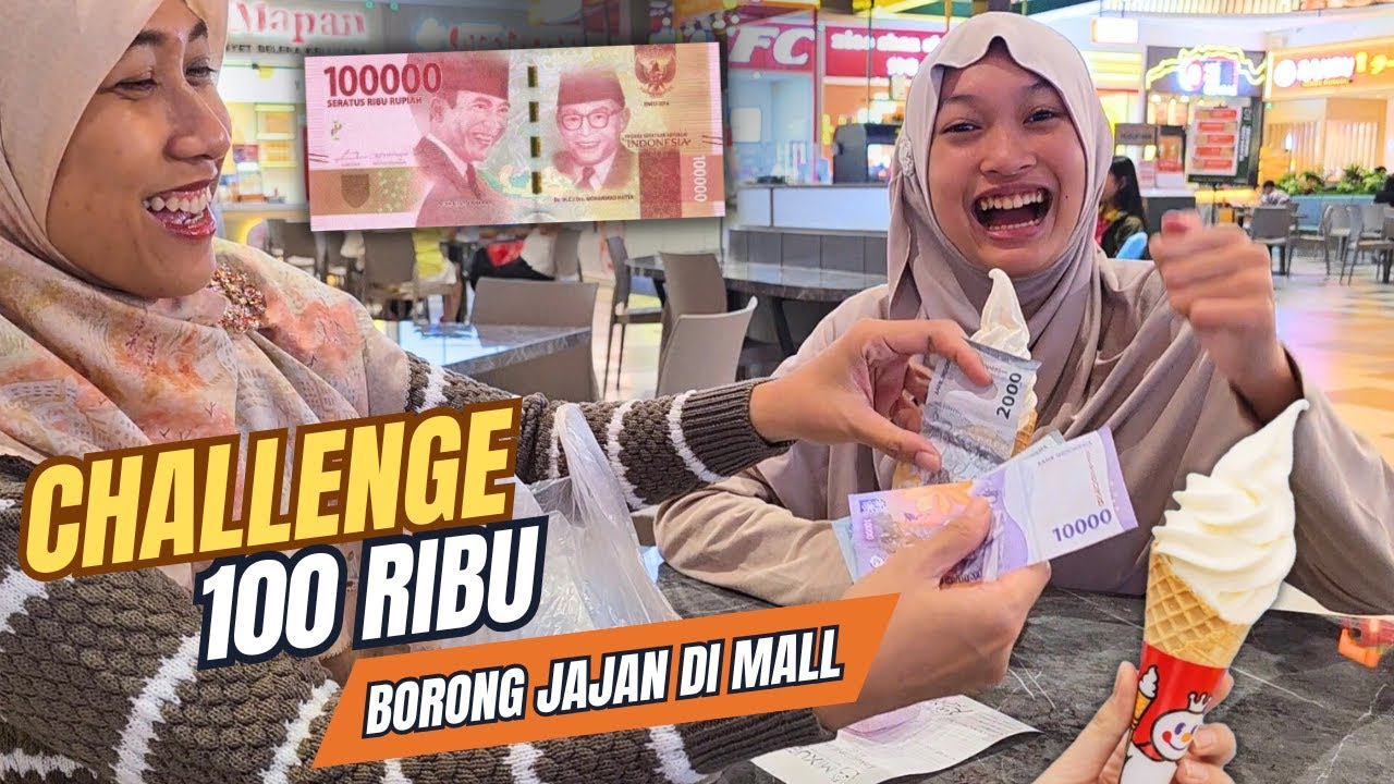 Challenge AQILLA Borong Jajan di Mall - 100 RB Dapat Apa Ya? 🤣 Aqilla's Diary