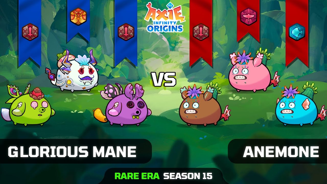 GLORIOUS MANE vs ANEMONE | SEASON 15 | AXIE INFINITY ORIGINS