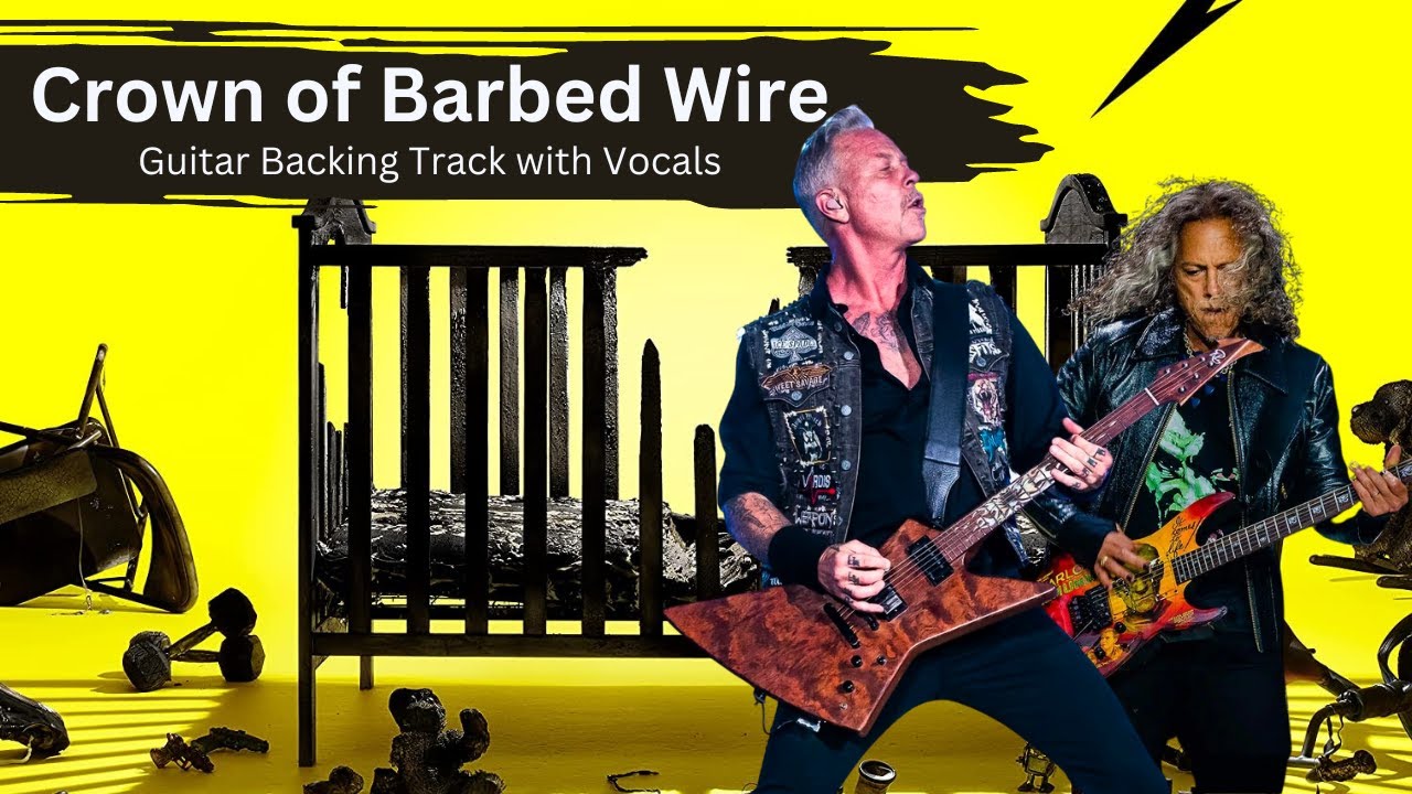 Crown of Barbed Wire - Guitar Backing Track with Vocals by Metallica