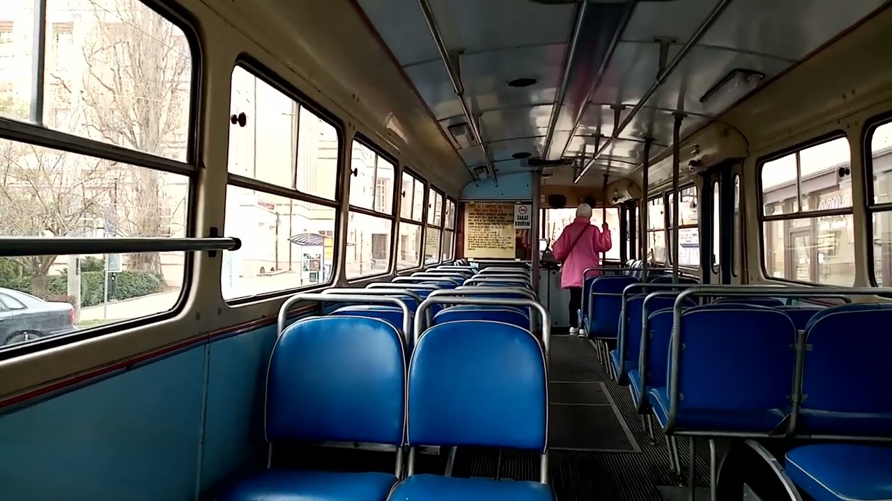 (Arriva City) Jízda nostalgickým trolejbusem Škoda 9Tr HT28 na výjim. služební jízdě kvůli opravě.