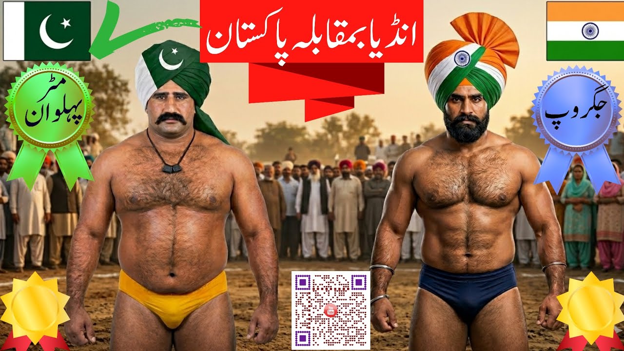 پاکستان اور انڈیا کا ٹکراؤ ۔مٹر پہلوان موچی پاکستان بمقابلہ جگروپ سنگھ پہلوان انڈیا @choudharykushti