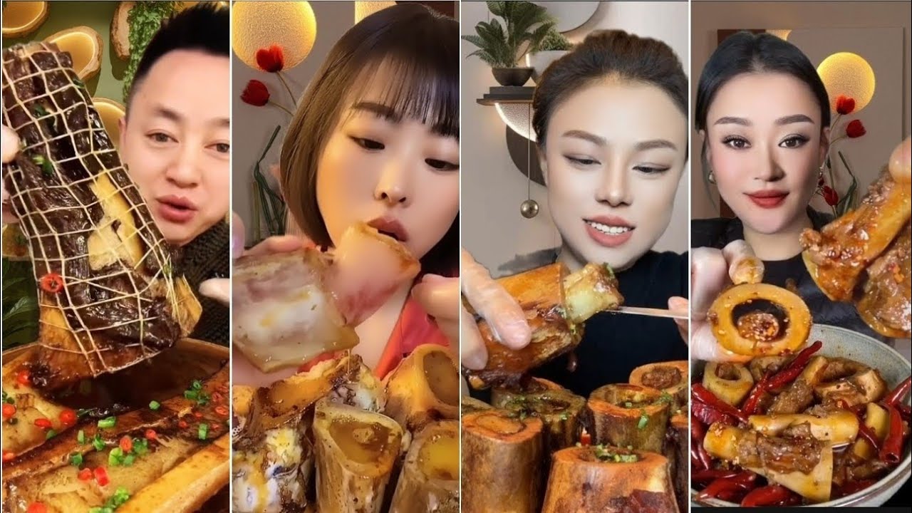 Beef and Lamb Bone Marrow Feast | Ultra Creamy Mukbang Experience