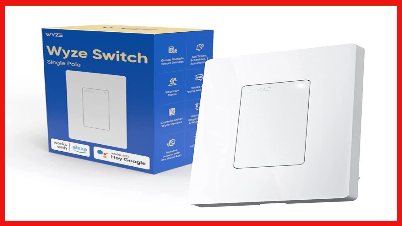 Great product -  Wyze Switch, 2.4 GHz WiFi Smart Light Switch, Single-Pole, Needs Neutral Wire