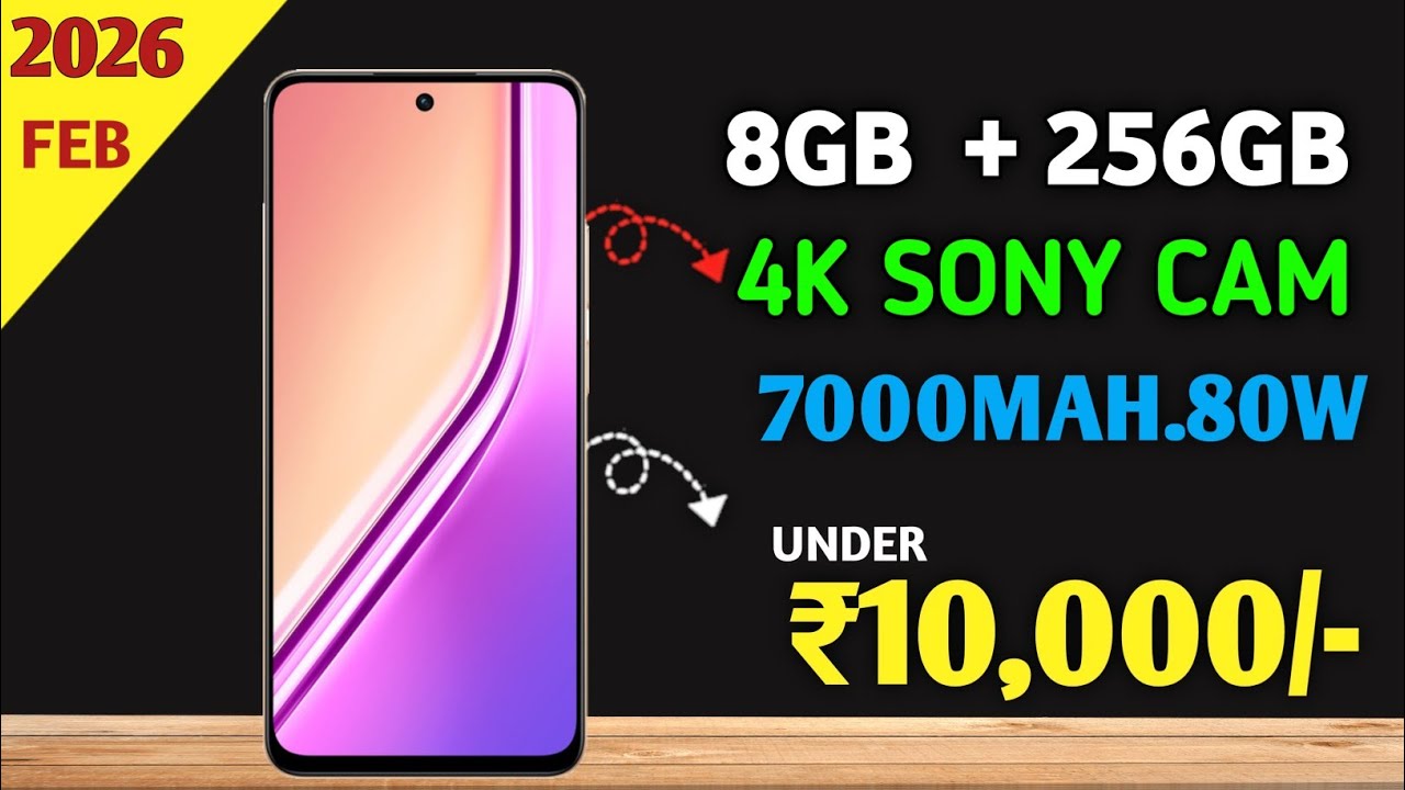 8GB +128GB🤯-10000/-|TOP 5 BEST 5G smartphones under 10000 2026 |in india 