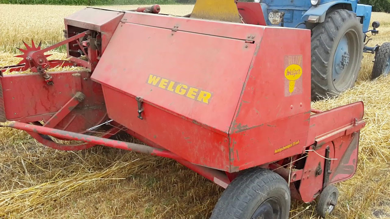 welger ap41 тюкуем солому