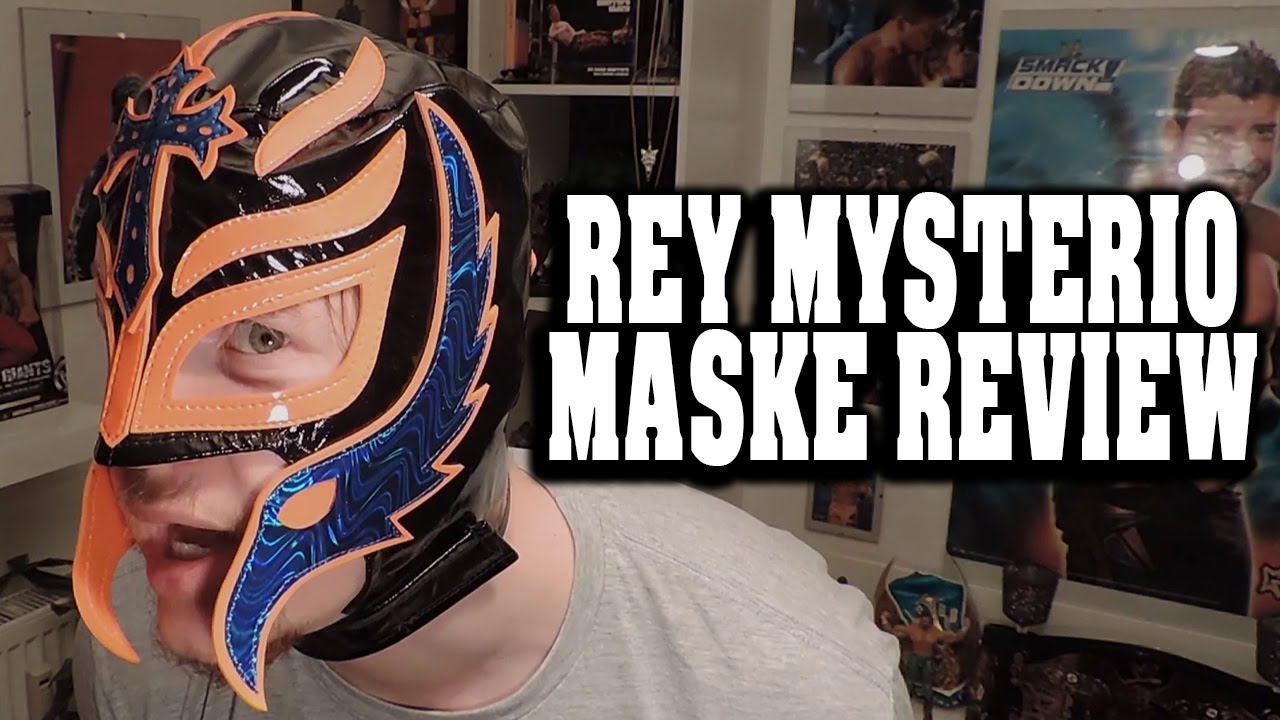 WWE REY MYSTERIO Replica Maske Review WrestleMania Mask [Deutsch]