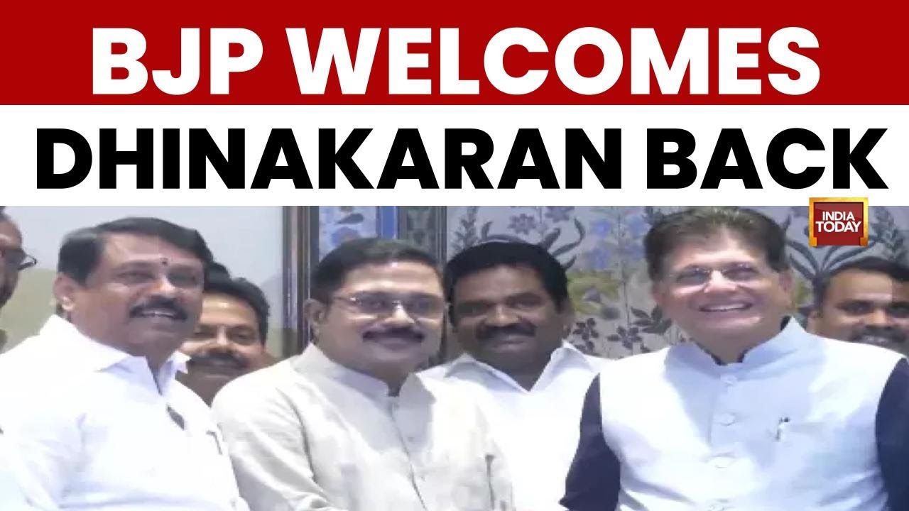Piyush Goyal Welcomes TTV Dhinakaran Back To NDA | Tamil Nadu Politics Update