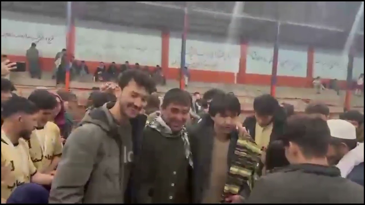 مراسم اختامیه تورنمنت ده مرد کجاب وخوشحالی تیم که مقام اول را کسب نموده اند 