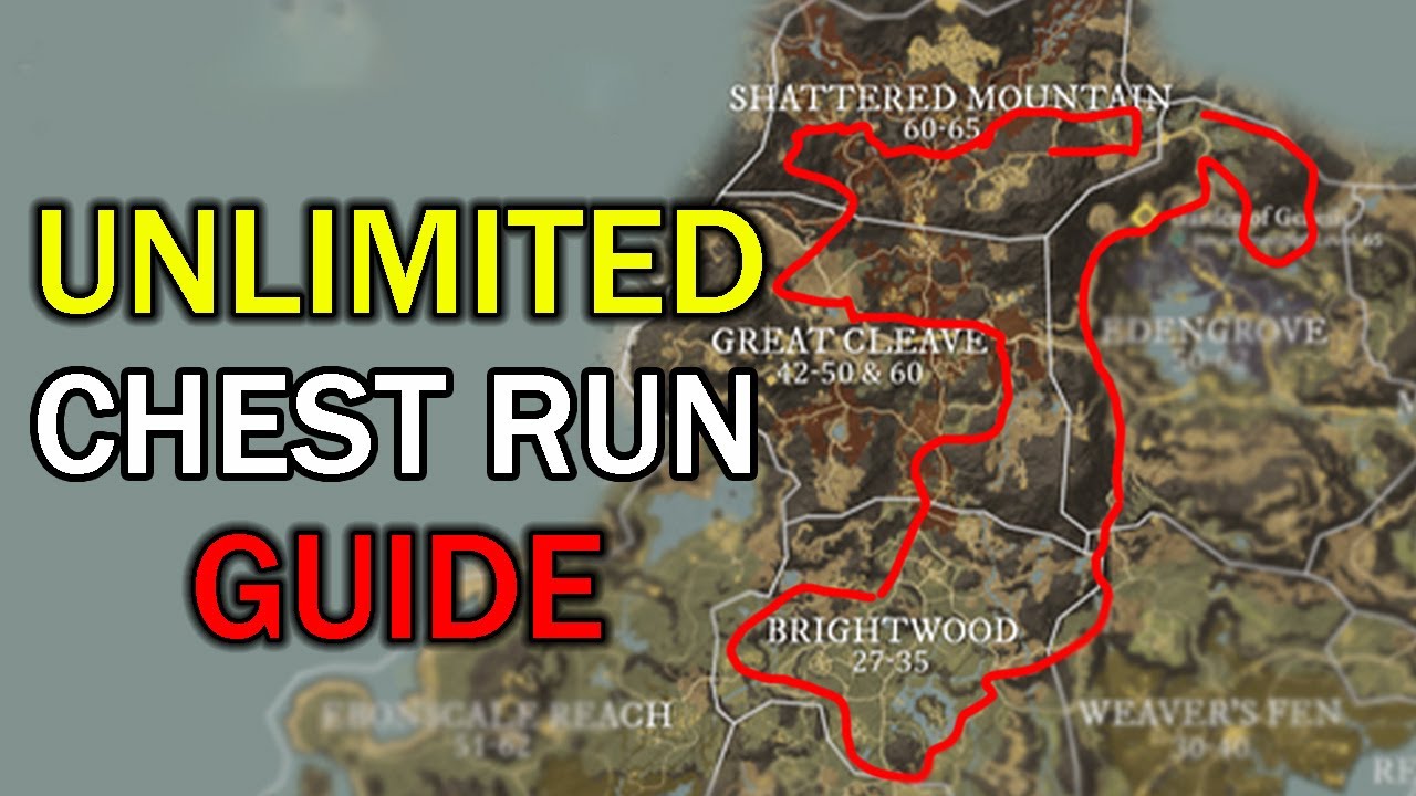 New World Unlimited Chest Run Guide! Fast Water Mark!
