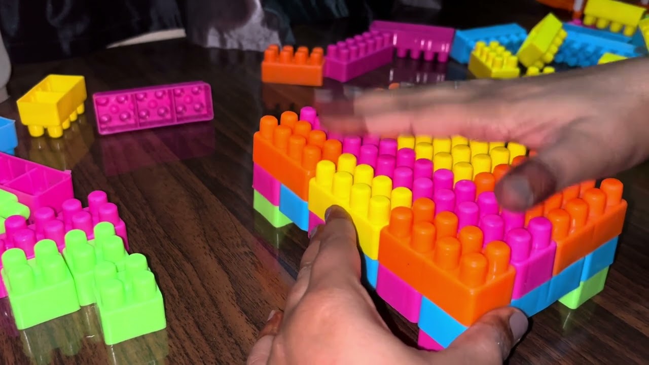 Satisfying DIY Bed ASMR #funbuildingblocks #diyfurniture #lego #asmrsounds 