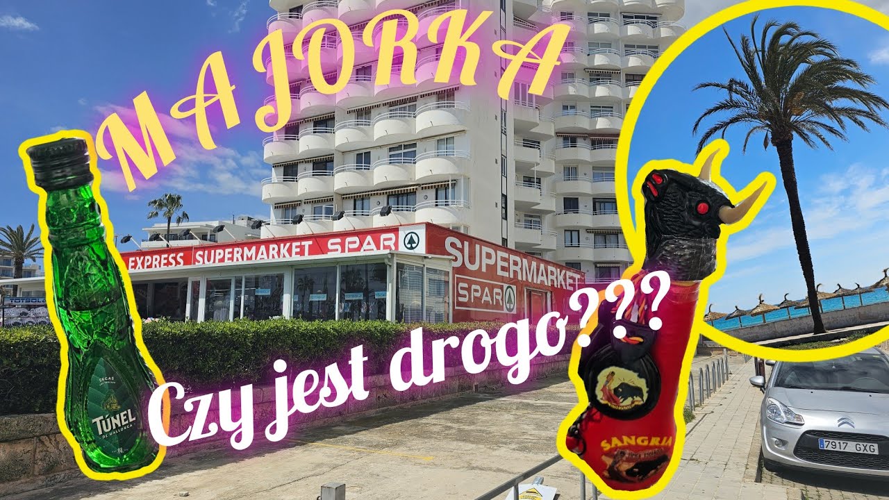Czy na Majorce jest drogo??? Sklep przy plaży!