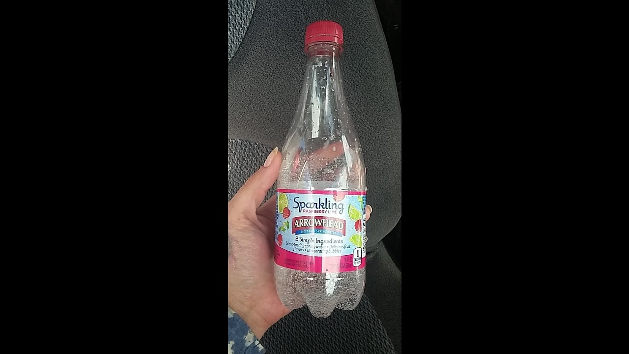 Arrowhead Sparkling Water- Raspberry Lime