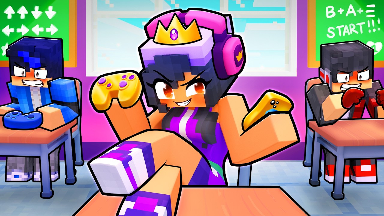 ONE QUEEN in an ALL GAMER School!