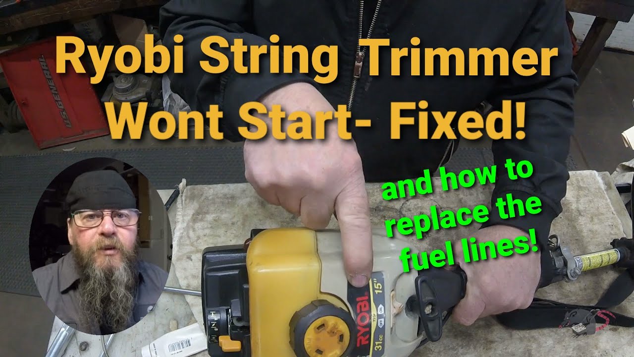 Ryobi String Trimmer No Start-Fixed!